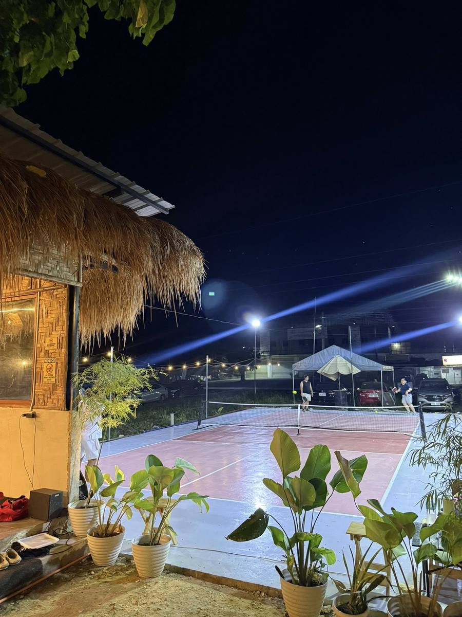 Court at night